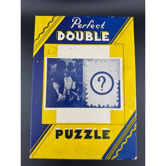 Vintage Perfect Double Puzzle - Warm Friends Good Friends - Picture 1 of 8